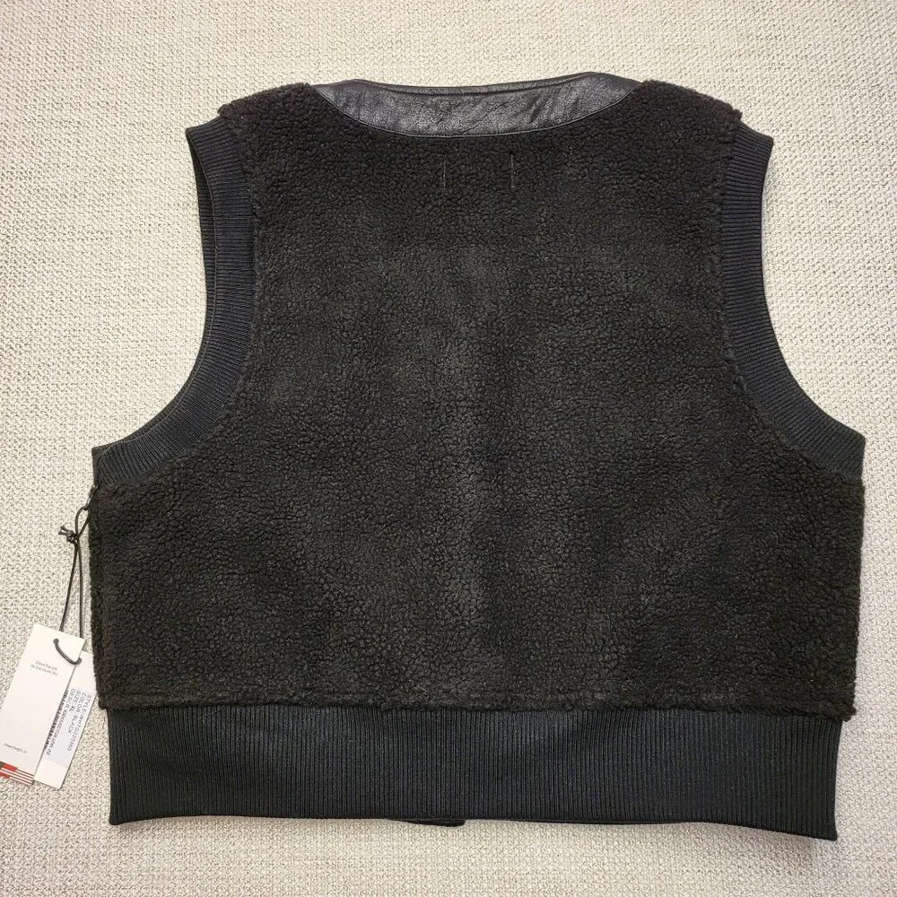 Women's Bonded Vegan leather Vest sherpa NWT Size XL Honor the Gift - Picture 8 of 15